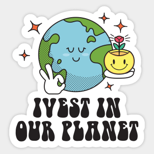 Invest In Our Planet Sticker